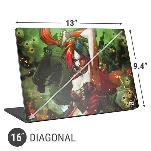 DC Comics Harley Quinn Suicide Squad Vol 1 Cover New 52 Universal Laptop 16in (13 x 9.4in) Skin